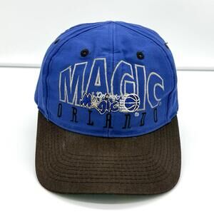 Vintage Orlando Magic Snapback Cap Blue NBA The Game OSFA Retro Retro 1990s